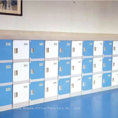 Kostengünstiger, langlebiger Schul-Schließfachschrank aus ABS-Kunststoff mit 12 Türen | Klassenzimmer-Speicherregal photo-4