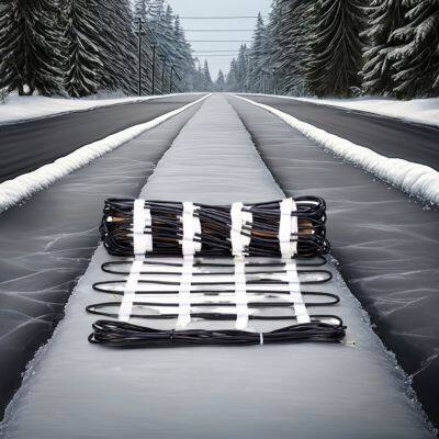 Snow Melting Electric Heat Wire Mat Heated Outdoor Mat for Driveway and Walkway photo-5
