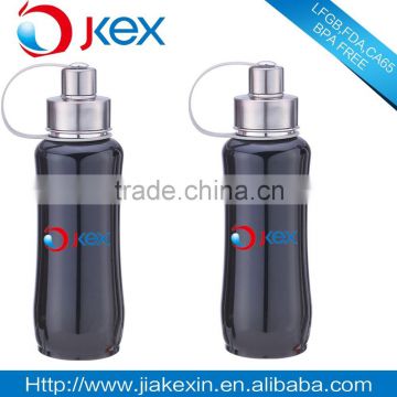 Double wall stainless steel vacuum sports bottle