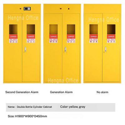 1900mm Single Gas Cylinder Cabinet for Research Universities, Intelligent Gas Leakage Detection & Automatic Fan System