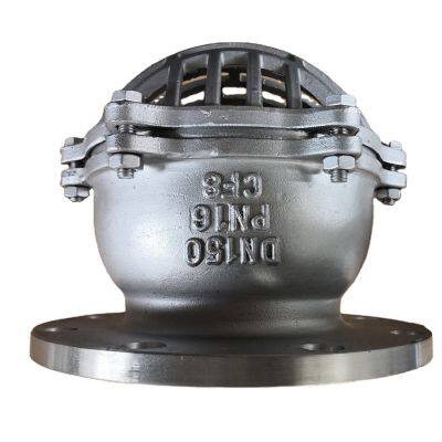 10 Inch Soft Seal Stainless Steel Cost Effective Manual Water Pump Foot Valve Brass Non Return Valve photo-3