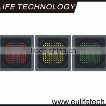 230V 200mm countdown timer led traffic signal light