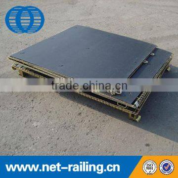 Warehouse Fold Stack Galvanized Zinc Wire Basket photo-5