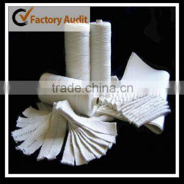 oil resistant Ceramic fiber yarn for heat insulation