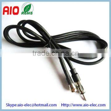 3C-2V RF Coaxial Cable F Male to ISO moto motorola Male car radio antenna Connector RG174