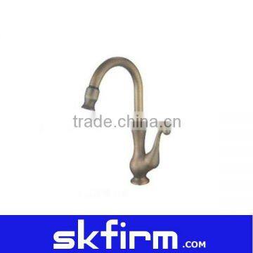 Americal popular antique brass kitchen water tap