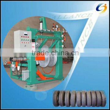 Truck tire retreading equipment