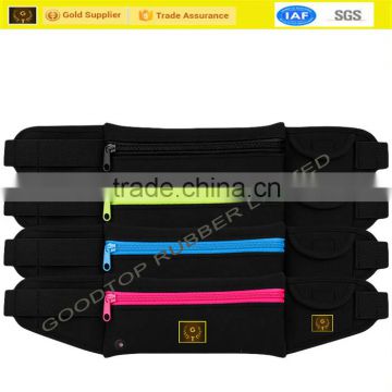 Neoprene Spandex Lycra Leather Running Belt Factory In China