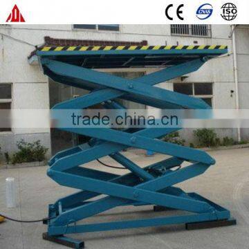 2.5t hydraulic stationary scissor lift table/lift platform/cargo lifting equipment