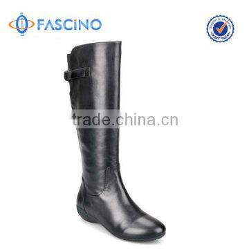 Women Leather Winter Flat Boots