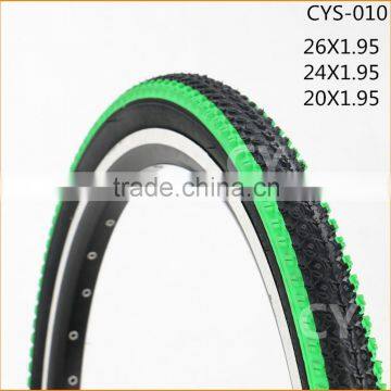 Color Shoulder Mountain Bike Tyre Tire 26X1.95