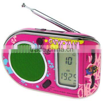 Cute Cartoon Multiband AM FM SW Personal Portable Radio photo-2