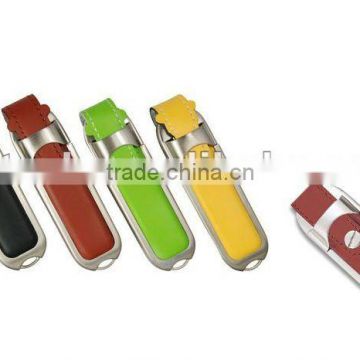 Novelty Leather Cover USB Flash Drive /leather usb 32GB