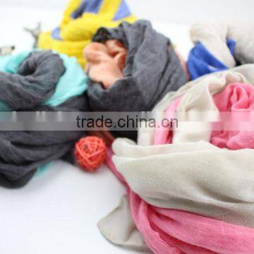 Daily Trend-all Plain Color Matching Cotton Polyester Fashion Baby Girls Boys Scarf photo-6