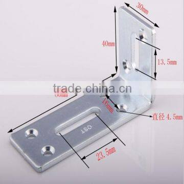 Slotted Connected Metal 90 Degree Angle Bracket