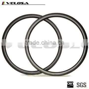 25mm width 38mm height clincher 700c road carbon rims with 3k/ud matte carbon fiber