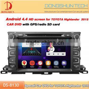 high definition 9 inch 2 din car dvd player for toyota highlander