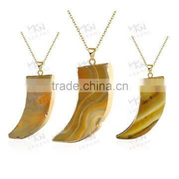 Top Sale Long Chains Necklace / Popular Long Chains Amber Necklace photo-6