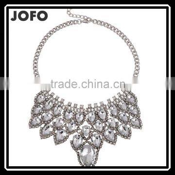 Splendid Womens Bib Statement Luxury Rhinestone Necklace For A Classic But Elegant Design