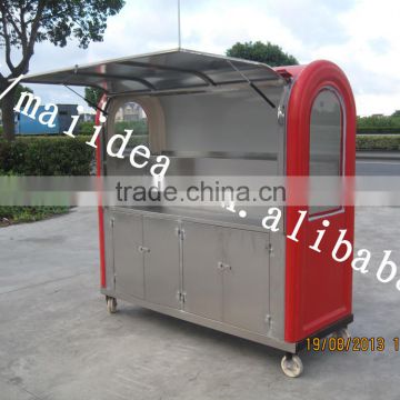 OEM ODM appreciated of long time use Street food kiosk , Food cart , Mobile food cart with CE approved