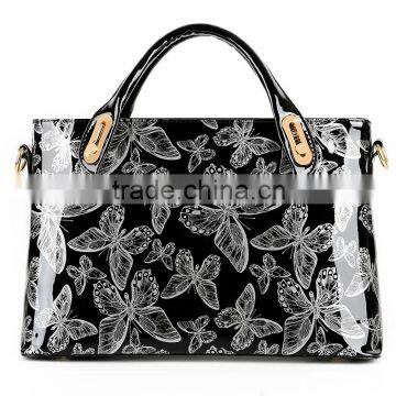 Fashion Lady Patent Leather Shoulder Bags Handbag photo-2