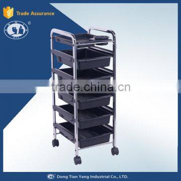 DY-2756 hot sale salon trolley with stainless steel