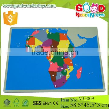 Wooden Assembling Toys NEW Africa Puzzle Map Promotional Toys Educational Map Puzzles