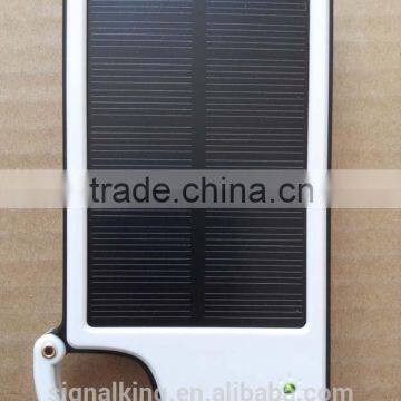 Factory Wholesale Portable Solar Charger 4050mAh Key Chain Solar Power Bank External Battery Pack For Smart Phone.