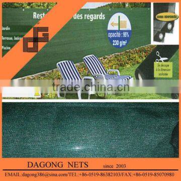 100% virgin HDPE fence screen net