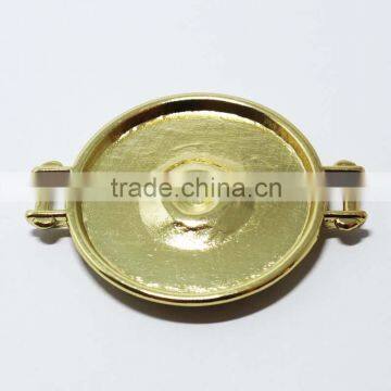 Western Belt Buckle Blanks Antique Brass Belt Buckle photo-3