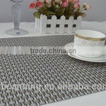 kitchen table placemats/cheap placemats/woven pvc placemats for restaurants