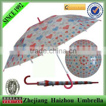 2013 china pvc transparent umbrella