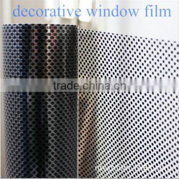 black dot pattern decorative window glass film