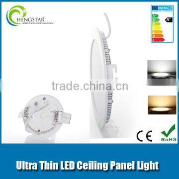 Ultra thin led round panel 6w,9w,12w,15w,18w thin best selling ,ultra-thin led recessed ceiling panel light