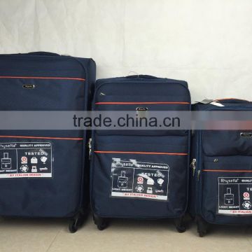 Inventory ready for shipment quality 3pcs trolley luggage set 20''24''28''