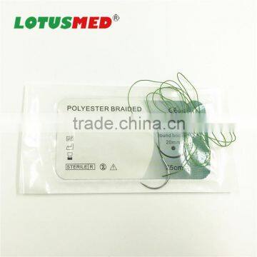 Disposable Medical Products Synthetic Non-absorbable Braided Surgical Polyester Suture                        
                                                Quality Choice