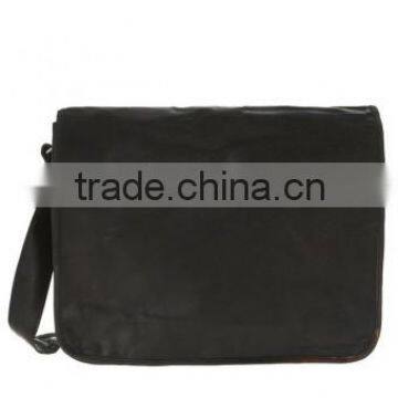 Black Leather Laptop Bag AP-5106