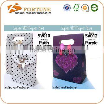 Sweet Design Packaging Exquisite Wedding Paper Bag Wholesale