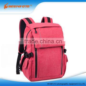 High Quality Durable Canvas Backpack Army Green Rucksack Bag for Camera Laptop Quality Choice photo-4