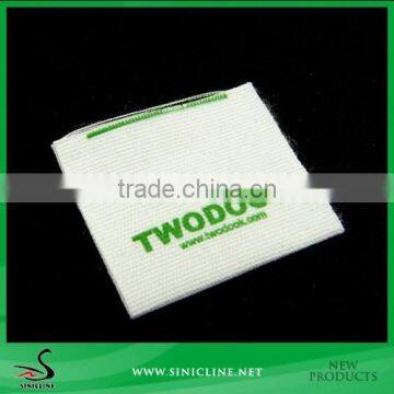 Sinicline OEM Brand Label with Logo Printed on Cotton Tape