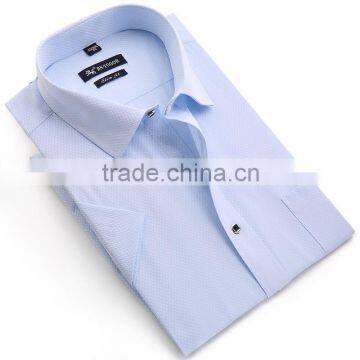 the Latest Fashion no Pocket Short Sleeve Mens Shirt 2016