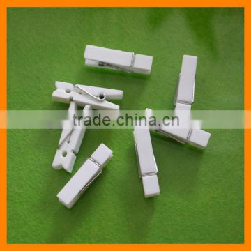 White Plastic Cloth Peg