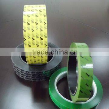 RH1515 # green plastic printed numbers tie tape for production tracking