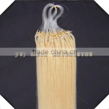 Gorgeous! #613 Bleach Blonde, Soft & Tangle Free,Malaysian micro ring loop hair extension