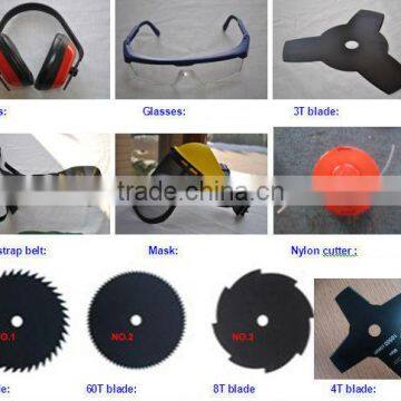 Gasoline grass trimmer parts mask and metal blade 2T 3T 4T 40T 60T 80T