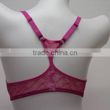 Custom Make Design Sexy Girl's Underwear Transparent Women's Lingerie Cotton Hot Sexy Bra Panty Set photo-3