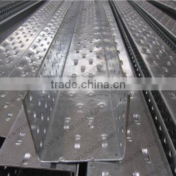 2016 hot sale Galvanized carbon Mild Steel Strut prime hot rolled Steel Bar U Channel