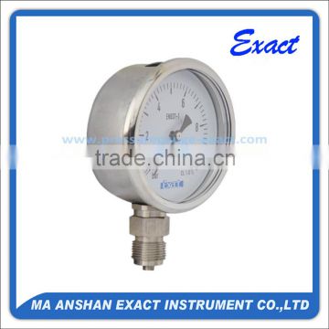 2.5 inch stainless steel roll in type liquid filled pressure gauge