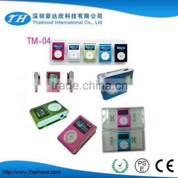 Fashion sport digital music mp3 player with clip
