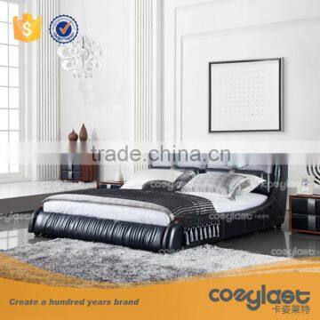 Antique leather furniture with adjustable headrest